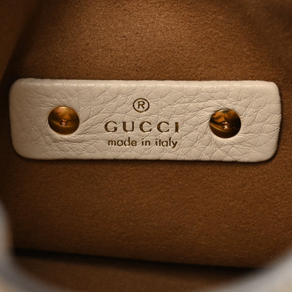 Gucci Grained Calfskin Softbit Medium Shoulder Bag White 6 of 9