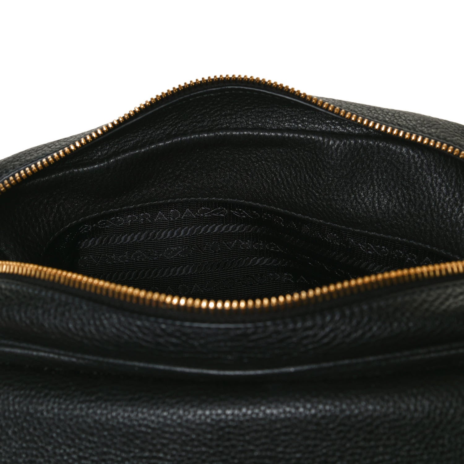 Prada Vitello Phenix Crossbody Bag Black 12 of 12