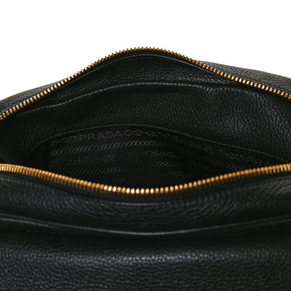 Prada Vitello Phenix Crossbody Bag Black 12 of 12