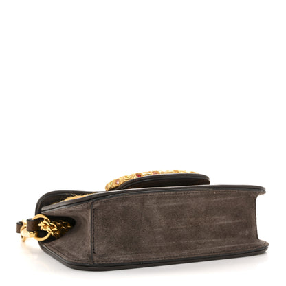 Valentino Garavani Fabric Karung Crystal Embroidered Vlogo Small Loco Shoulder Bag Multicolor 4 of 9