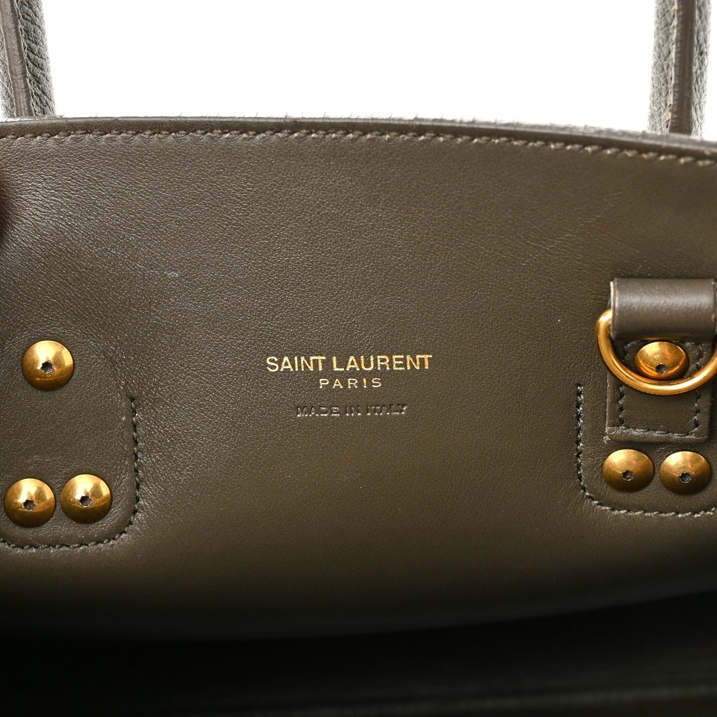 Grained Calfskin Baby Sac De Jour Bronze