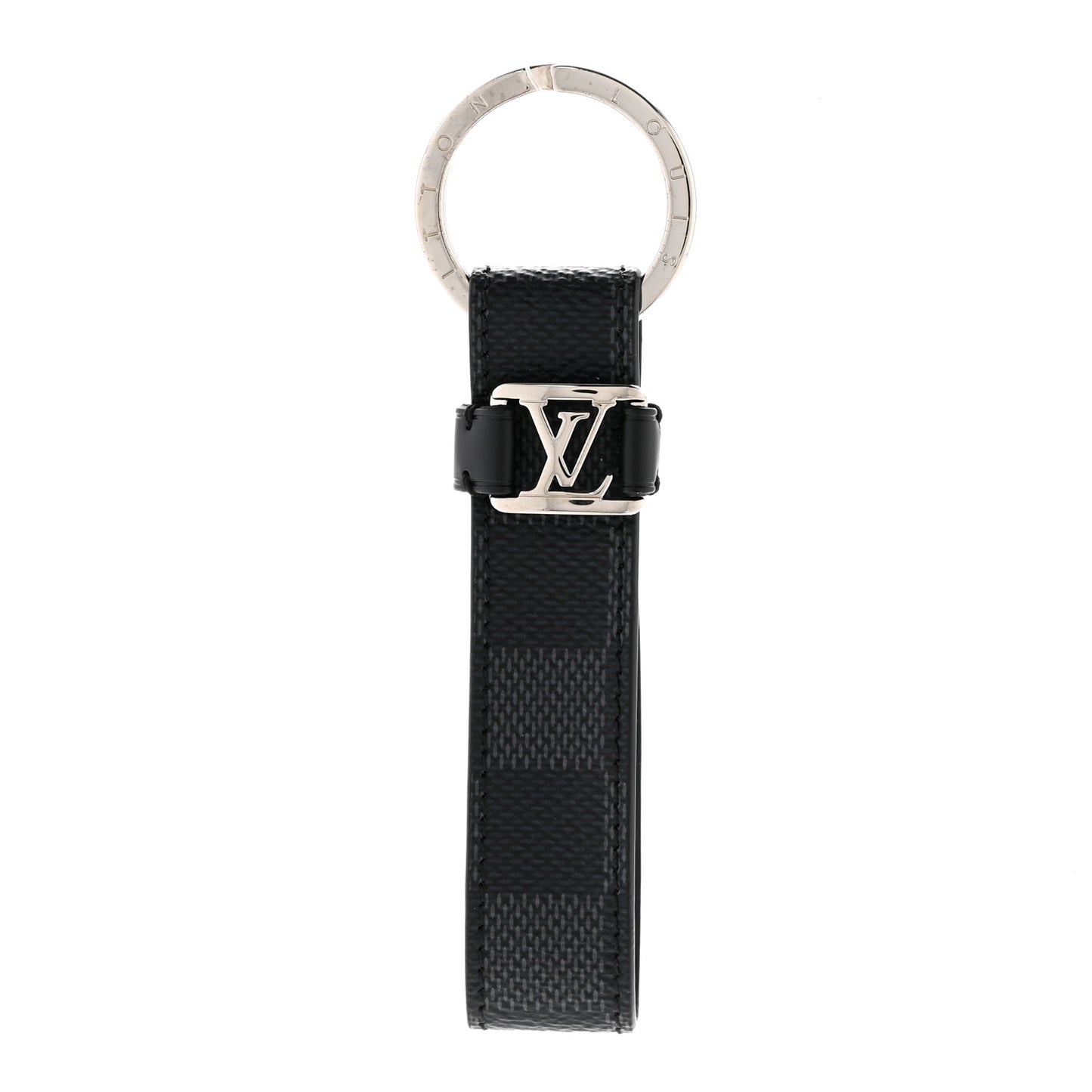 Damier Graphite LV Dragonne Key Holder