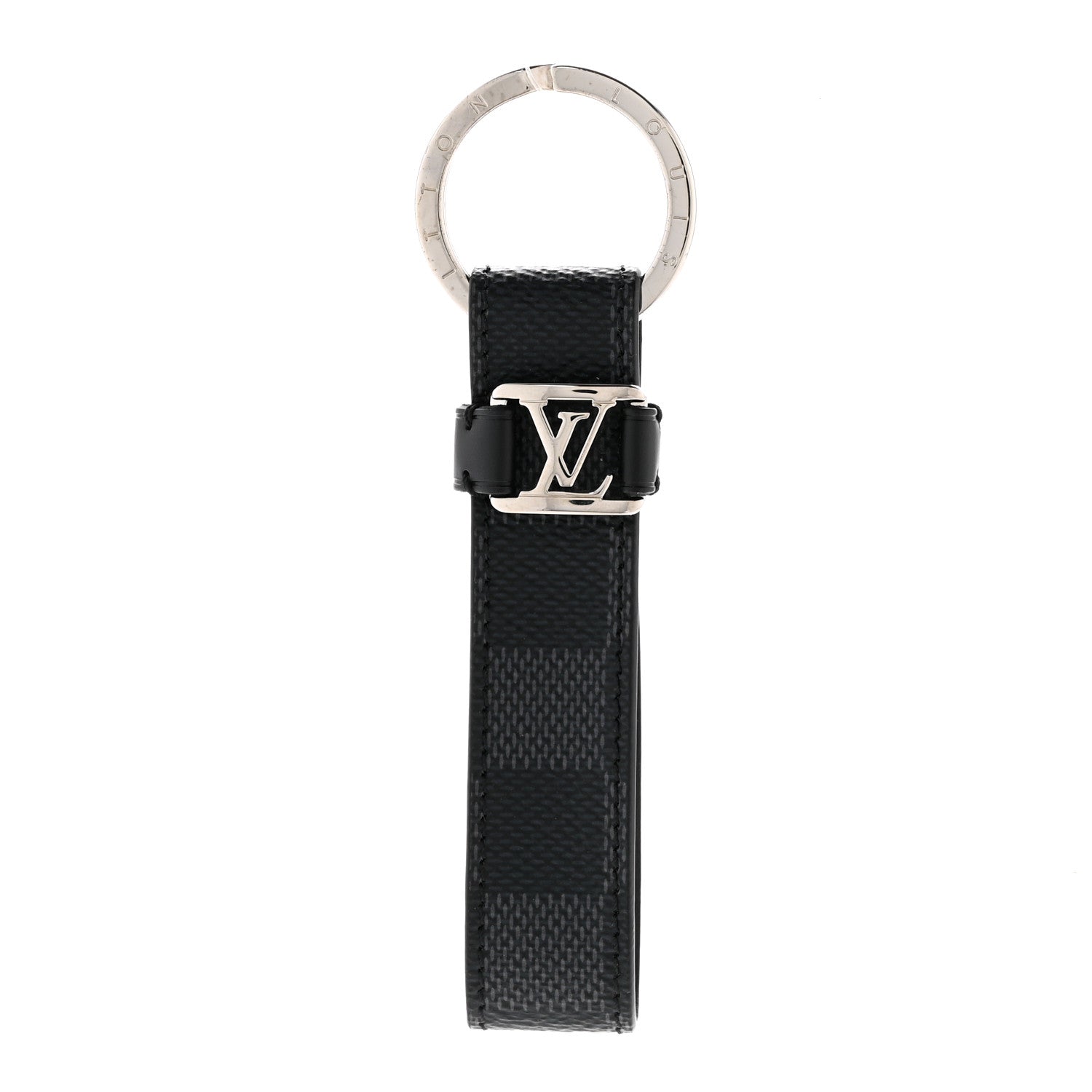 Louis Vuitton Damier Graphite LV Dragonne Key Holder 1 of 4