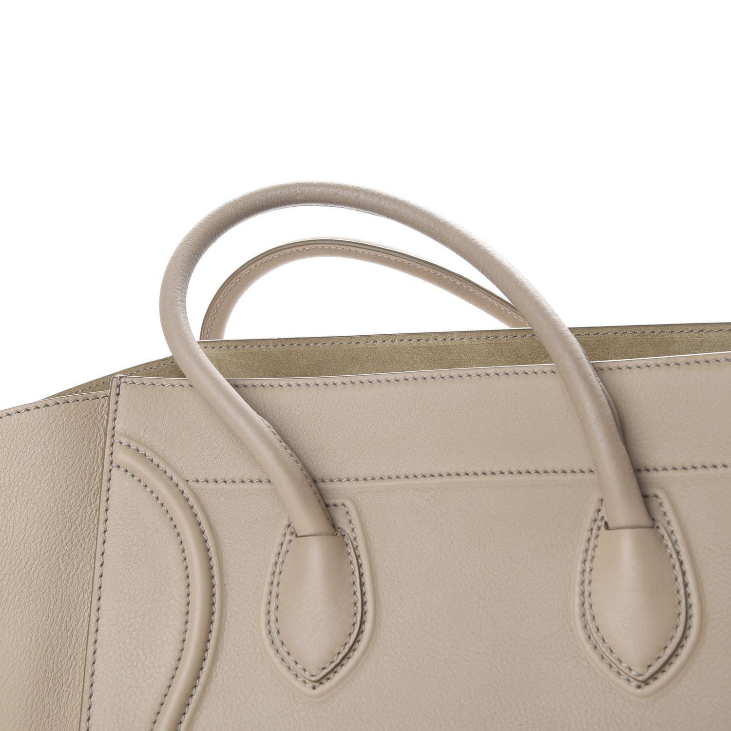 Celine Supple Calfskin Medium Phantom Luggage Beige 12 of 12