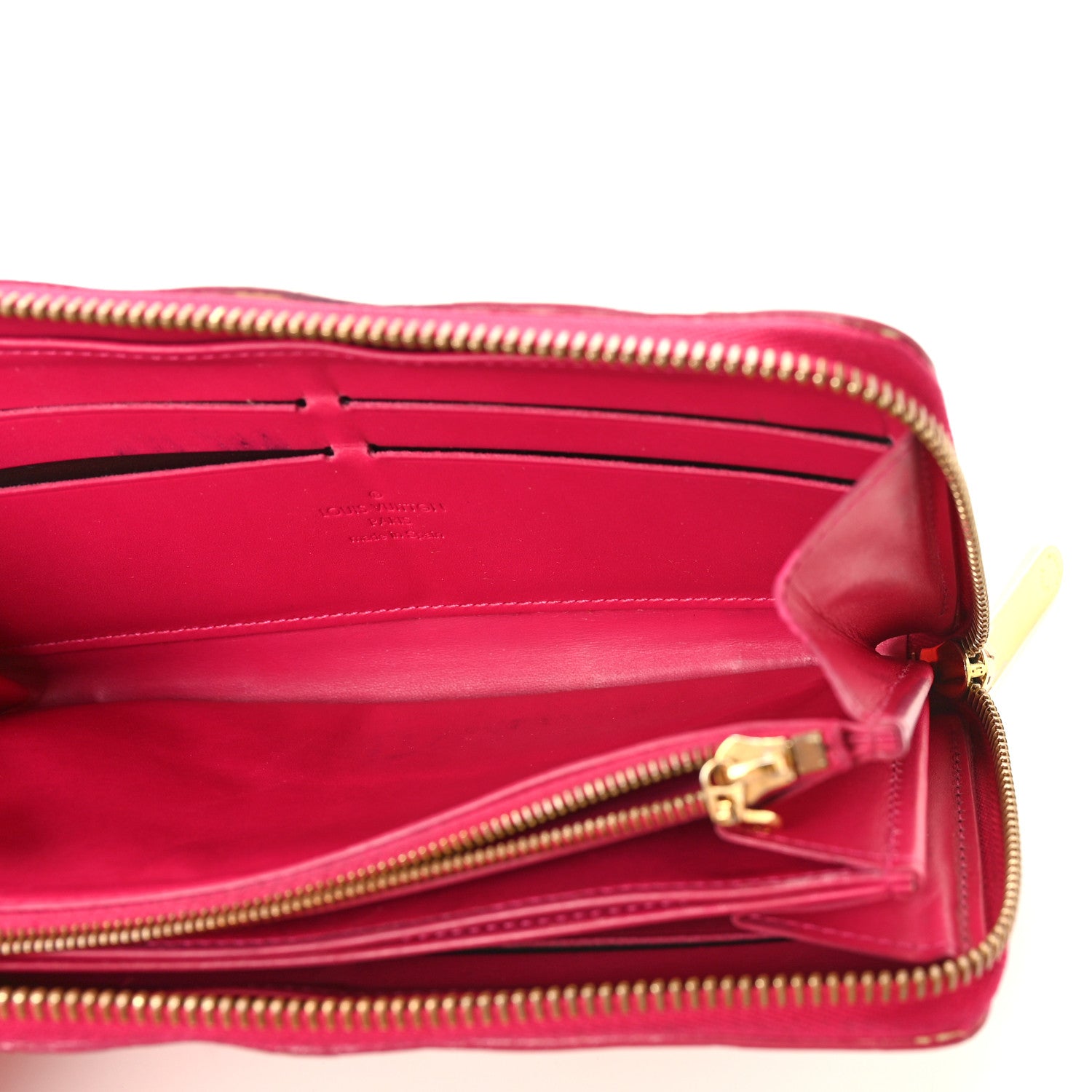 Louis Vuitton Vernis Ikat Zippy Wallet Rose Indien 5 of 11