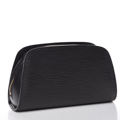 Louis Vuitton Epi Dauphine 17 Cosmetic Pouch Black 3 of 10