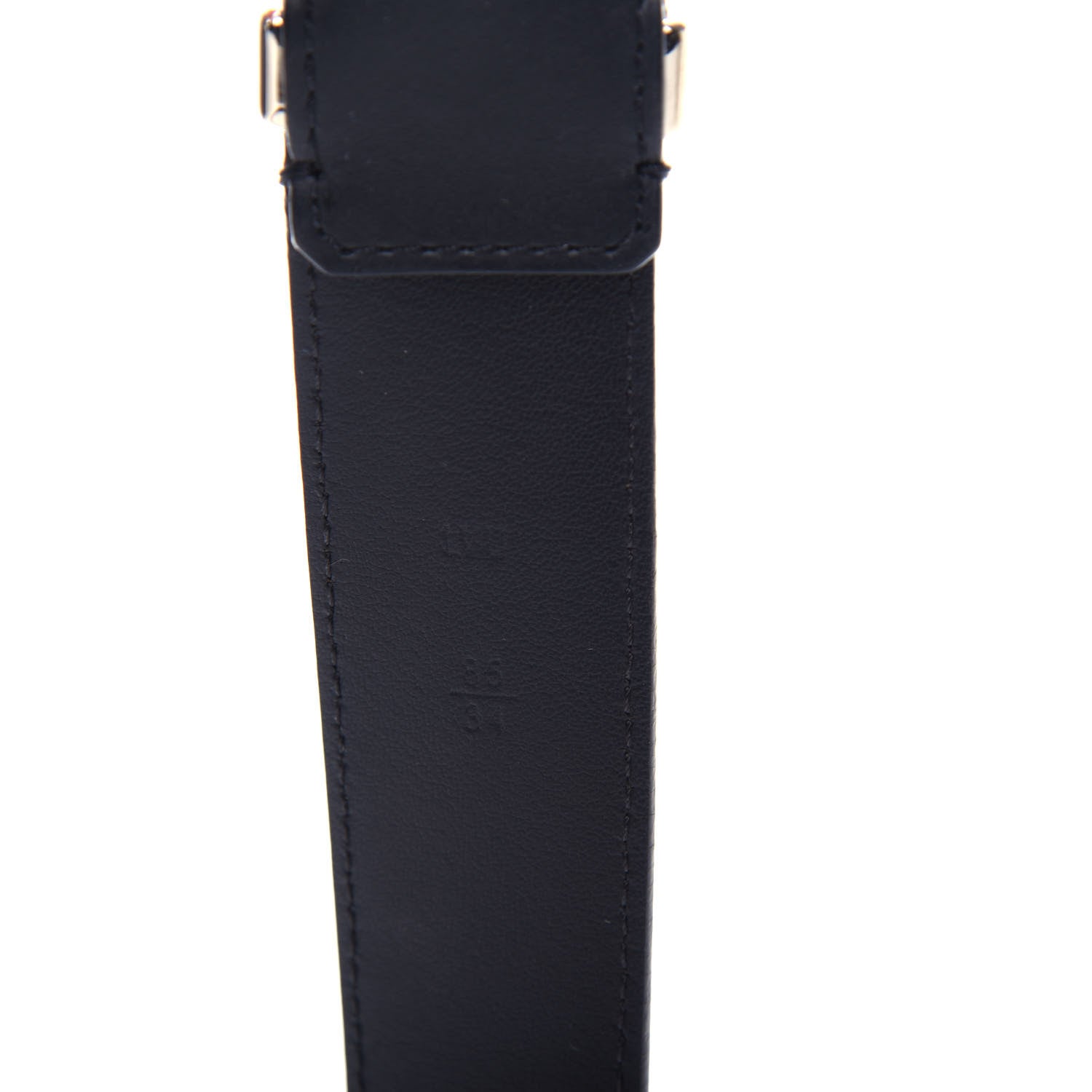 Louis Vuitton Calfskin 35mm Pont Neuf Belt 85 34 Black 7 of 7
