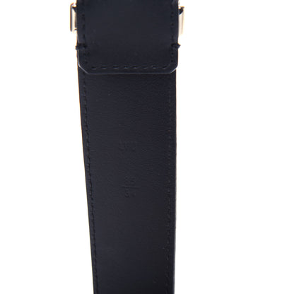 Louis Vuitton Calfskin 35mm Pont Neuf Belt 85 34 Black 7 of 7