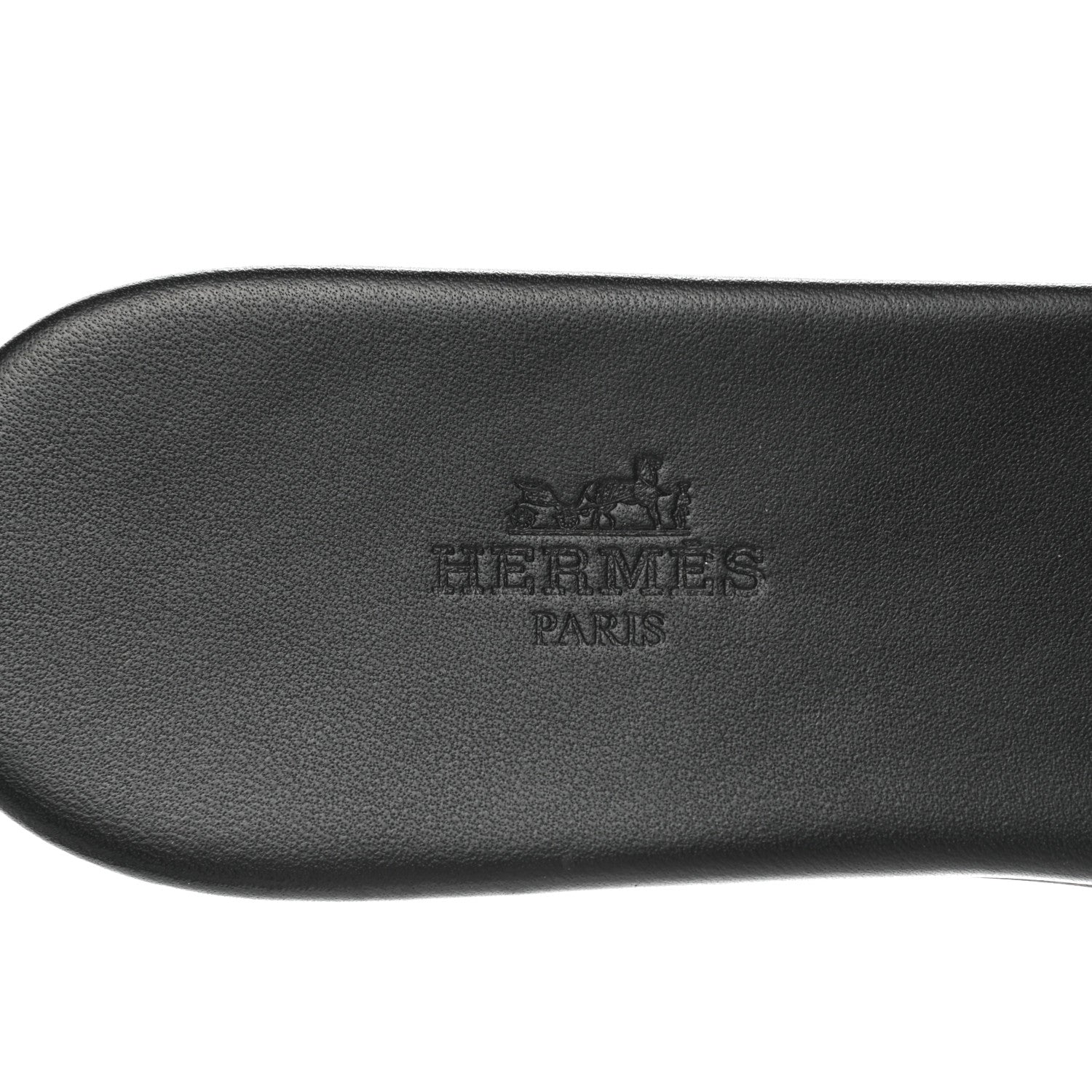 Hermes Calfskin Dune Sandals 39.5 Black 7 of 9