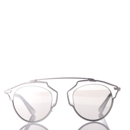 Christian Dior So Real Sunglasses Crystal Silver White 2 of 8