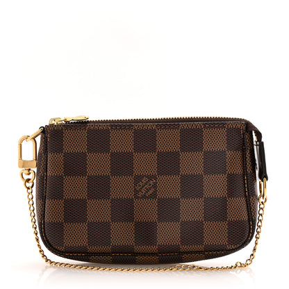 Louis Vuitton Damier Ebene Mini Pochette Accessories 1 of 8