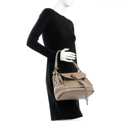 Chloe Calfskin Small Owen Flap Bag Motty Grey 3 of 8