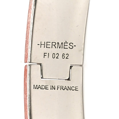 Hermes Enamel Narrow Clic Clac H Bracelet PM Marron Glace 4 of 5