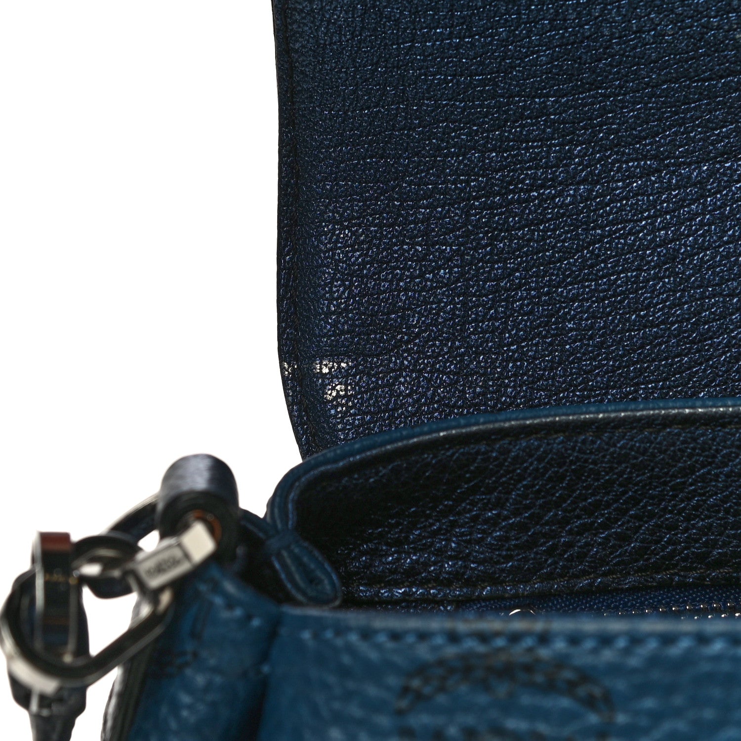 MCM Visetos Crossbody Flap Messenger Blue 13 of 13