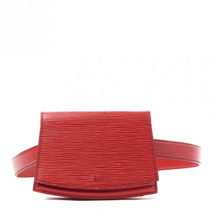 Louis Vuitton Epi Pochette Ceinture Tilsitt Belt Pouch Red 1 of 8