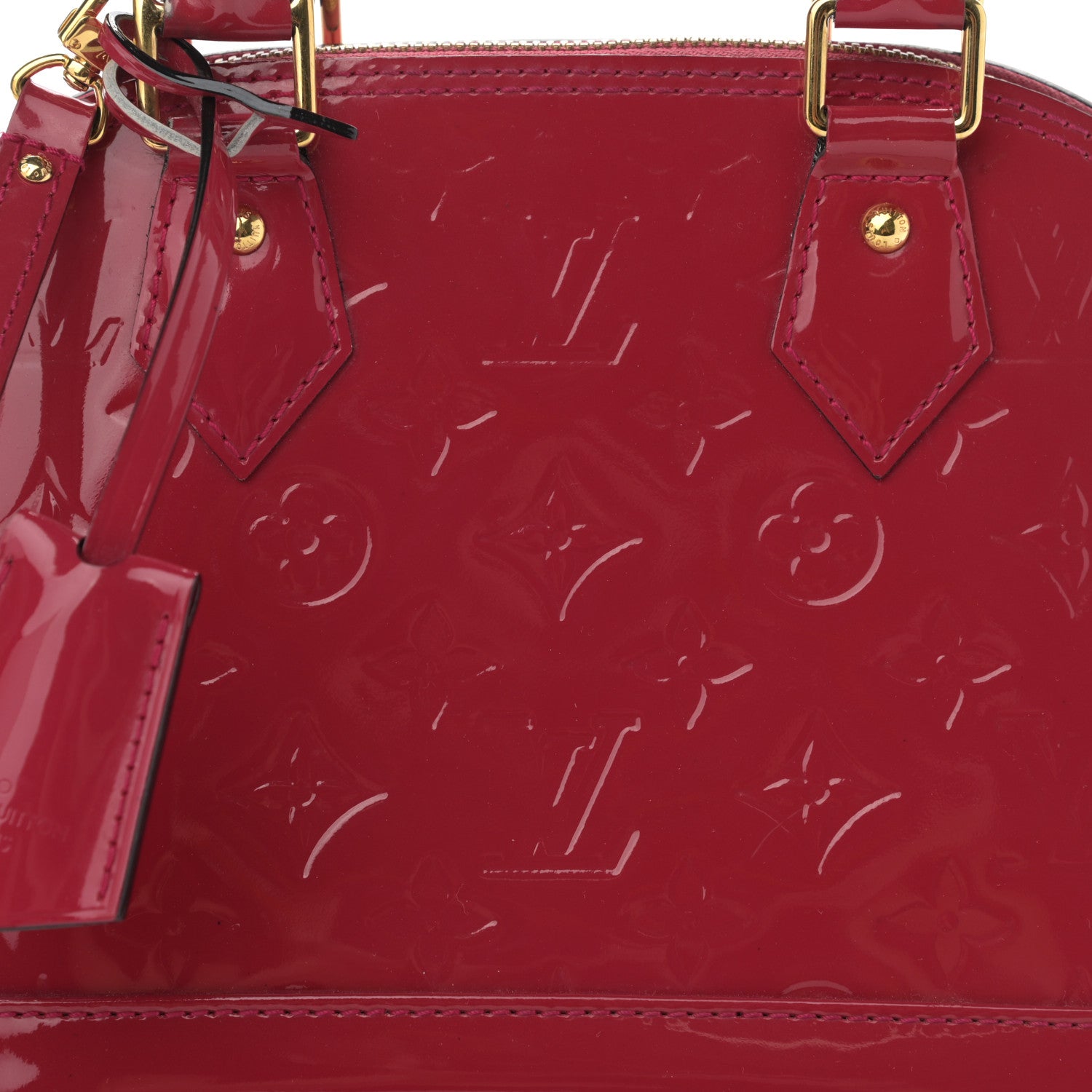 Louis Vuitton Vernis Alma BB Rose Indien 7 of 9