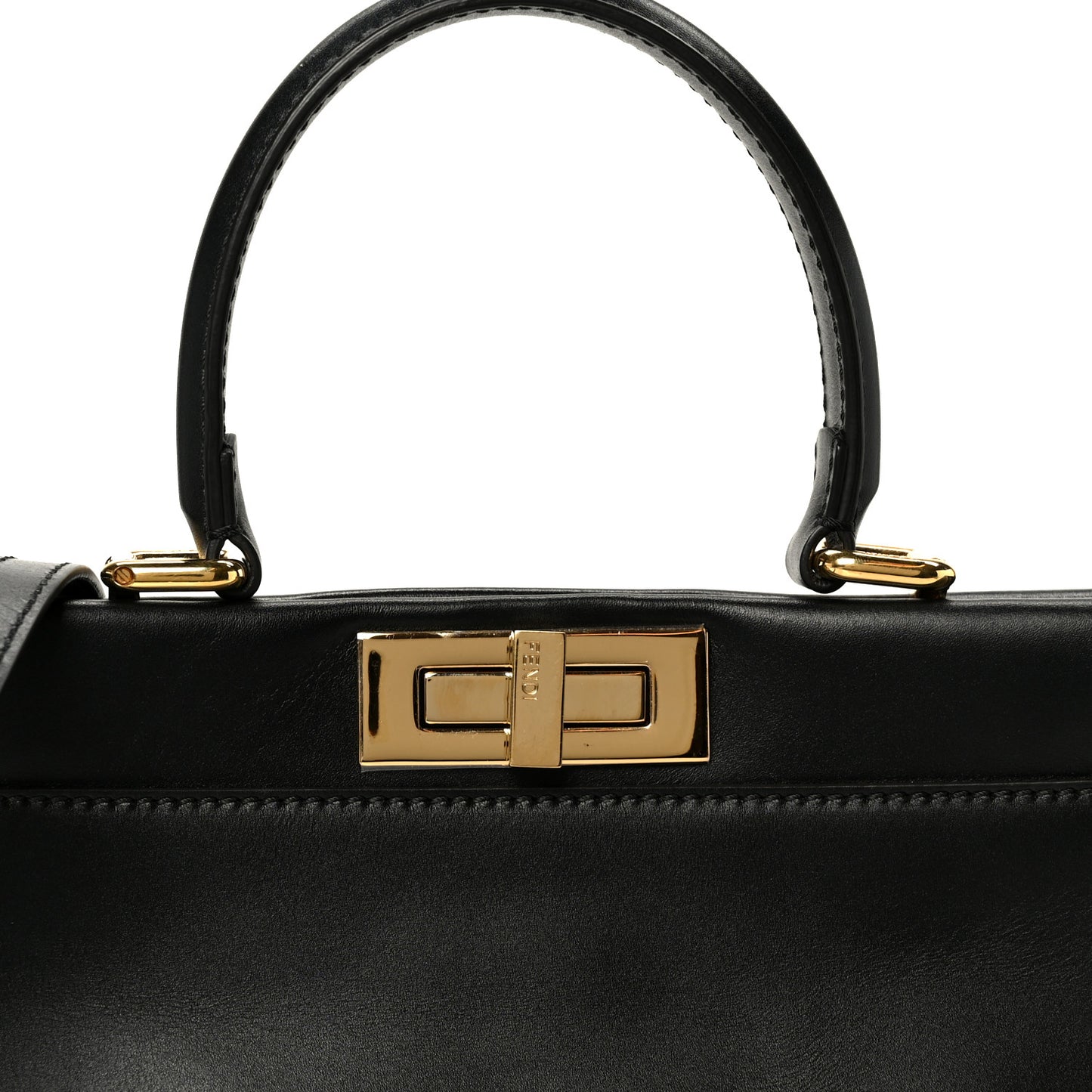 Vitello Morgan Fabric Jacquard Pequin Medium Peekaboo Iconic Satchel Black Tobacco