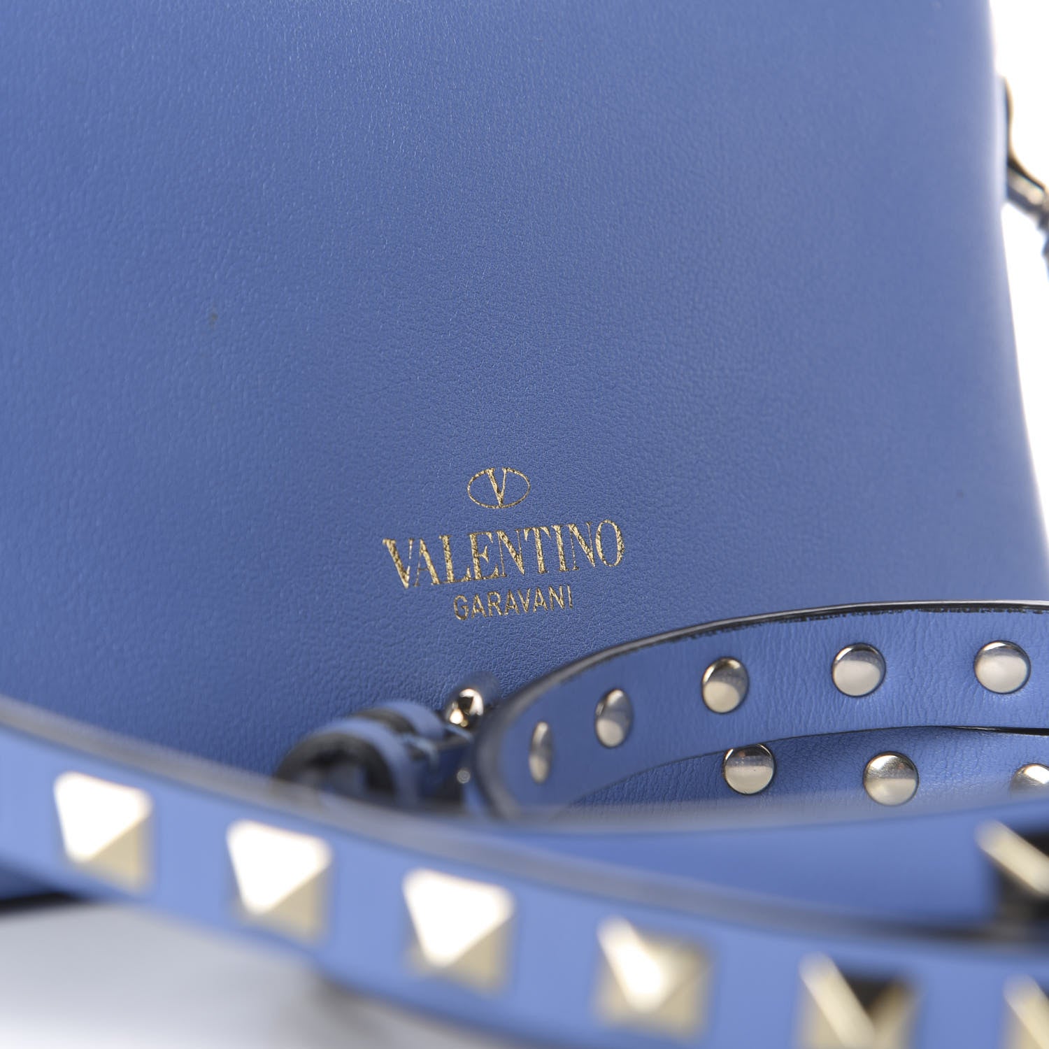 Valentino Garavani Vitello Mini Rockstud Crossbody Bag Angel 8 of 8