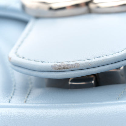 Gucci Calfskin Matelasse Mini GG Marmont Shoulder Bag Porcelain Light Blue 12 of 12