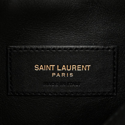 Saint Laurent Smooth Calfskin Large Le 5 A 7 Soft Hobo Black 6 of 10