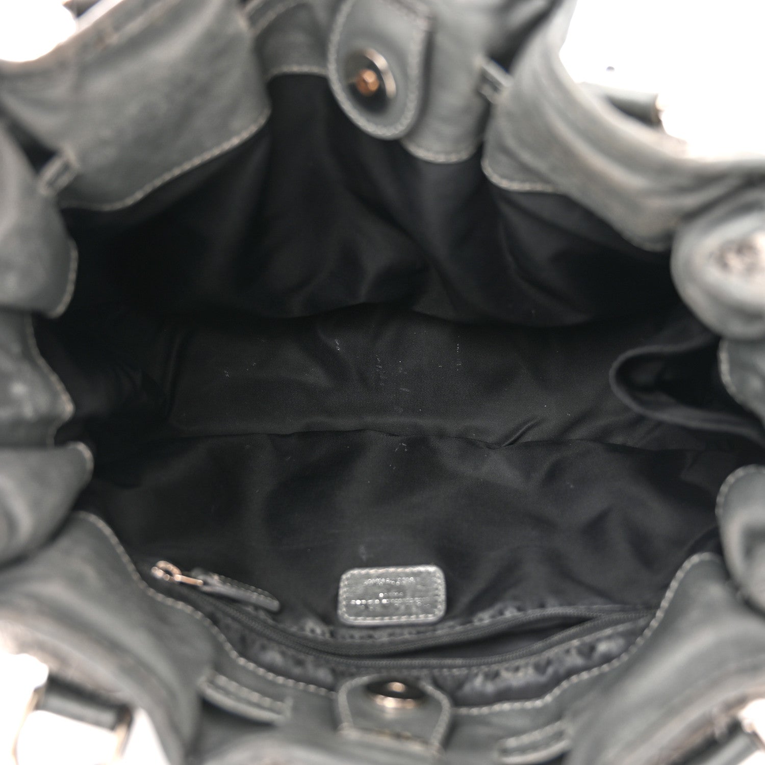 Christian Dior Nylon Cannage Tote Gray 5 of 13