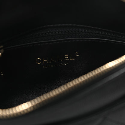 Chanel Caviar Quilted Filigree Waist Bag Black 6 of 9