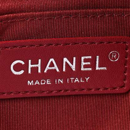 Chanel Caviar Macro Chevron Small Single Flap Red 6 of 15