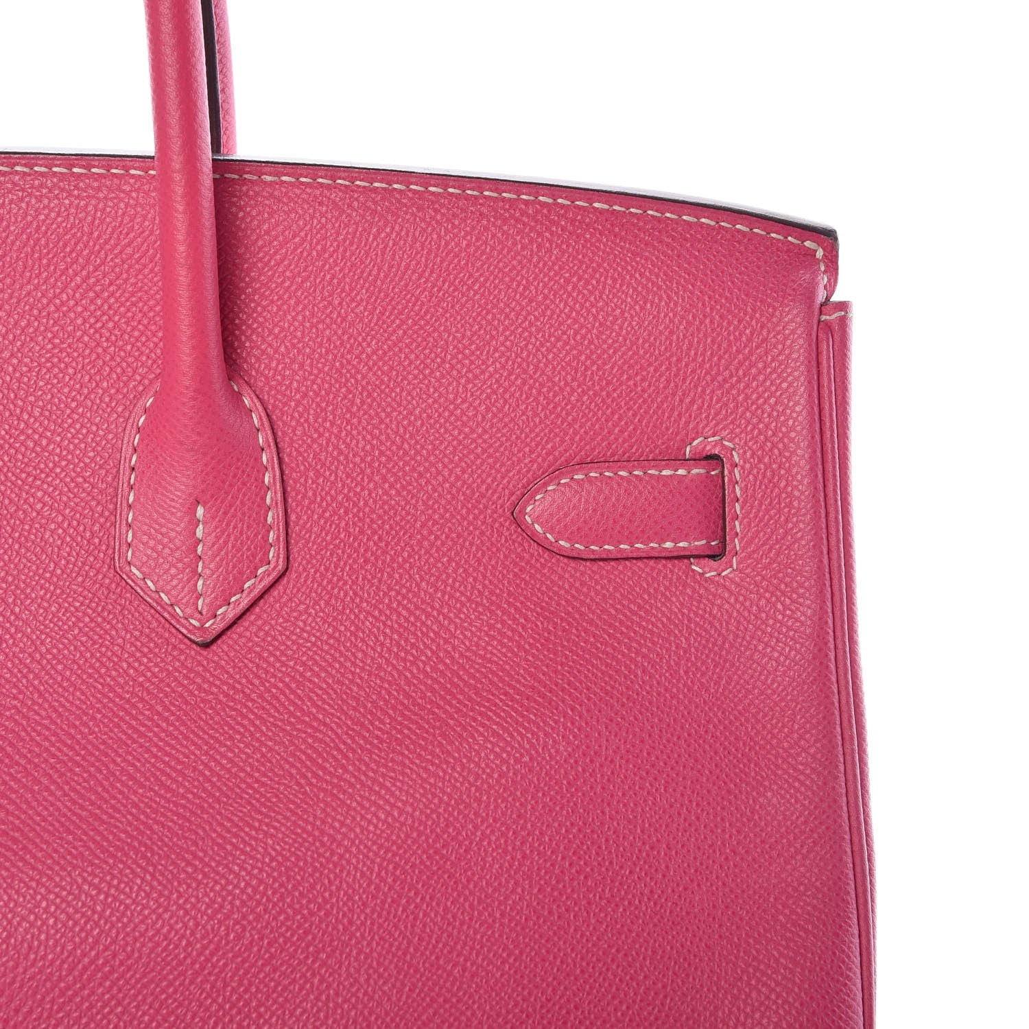 Hermes Epsom Candy Birkin 35 Rose Tyrien Rubis 32 of 41