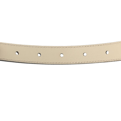 Gucci Calfskin Double G 20mm Belt 85 34 Mystic White 4 of 7