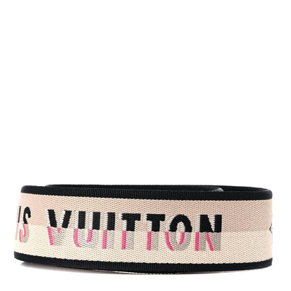 Louis Vuitton Jacquard Speedy Bandouliere 20 Shoulder Strap Black 2 of 5