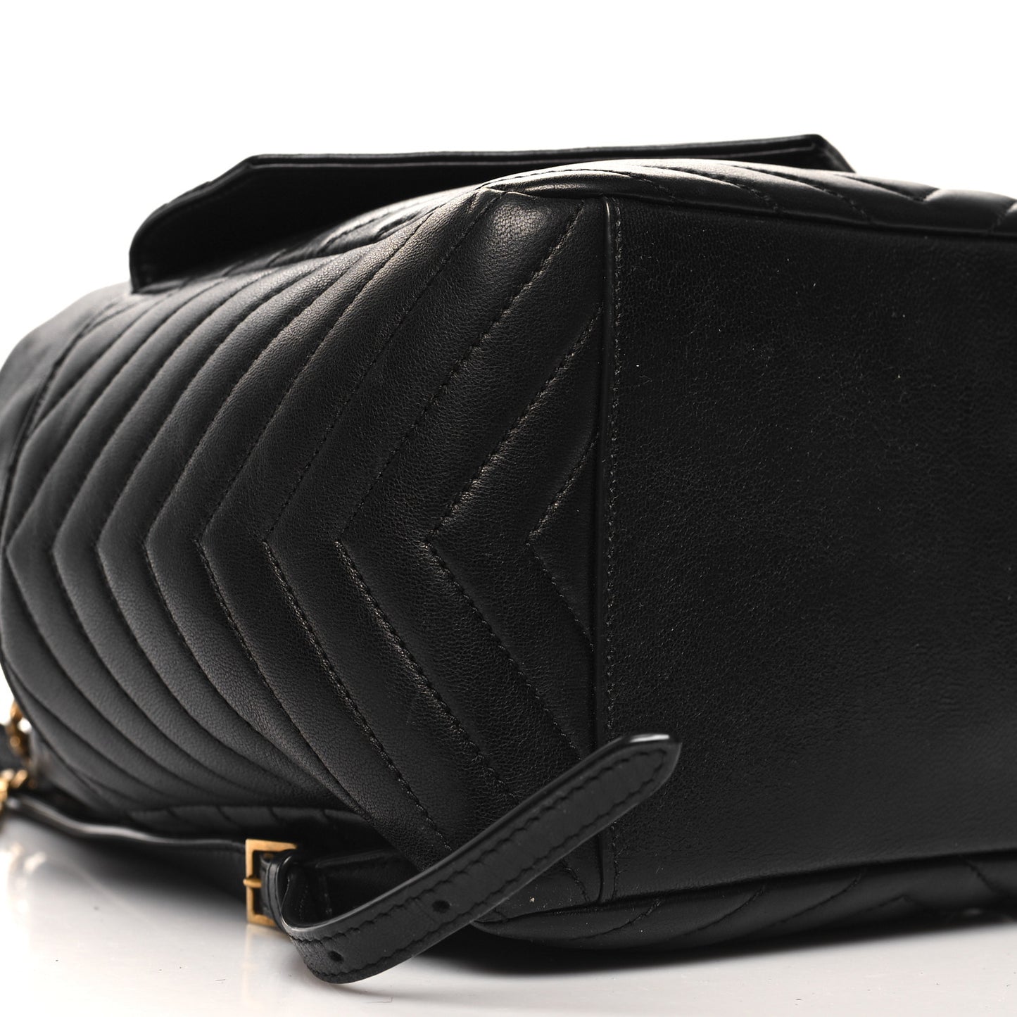 Lambskin Matelasse Monogram Joe Backpack Black