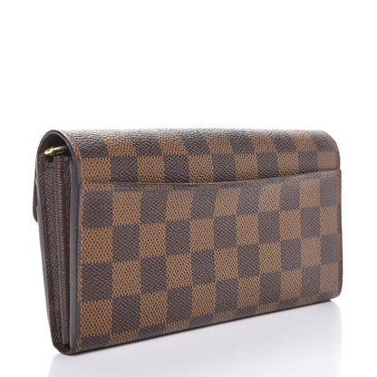 Louis Vuitton Damier Ebene Sarah Wallet NM 3 of 6