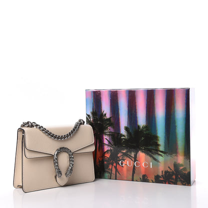 Gucci Textured Calfskin Crystal Mini Dionysus Shoulder Bag Mystic White 11 of 11