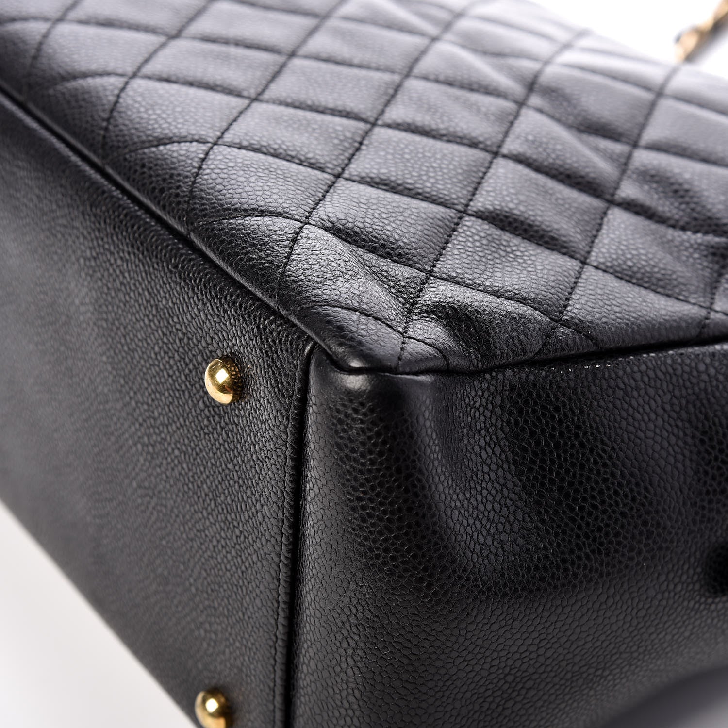 Chanel Caviar Quilted Petit Timeless Tote PTT Black 12 of 14