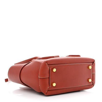 Bottega Veneta French Calfskin Maxi Intrecciato Mini Arco Rust 4 of 10