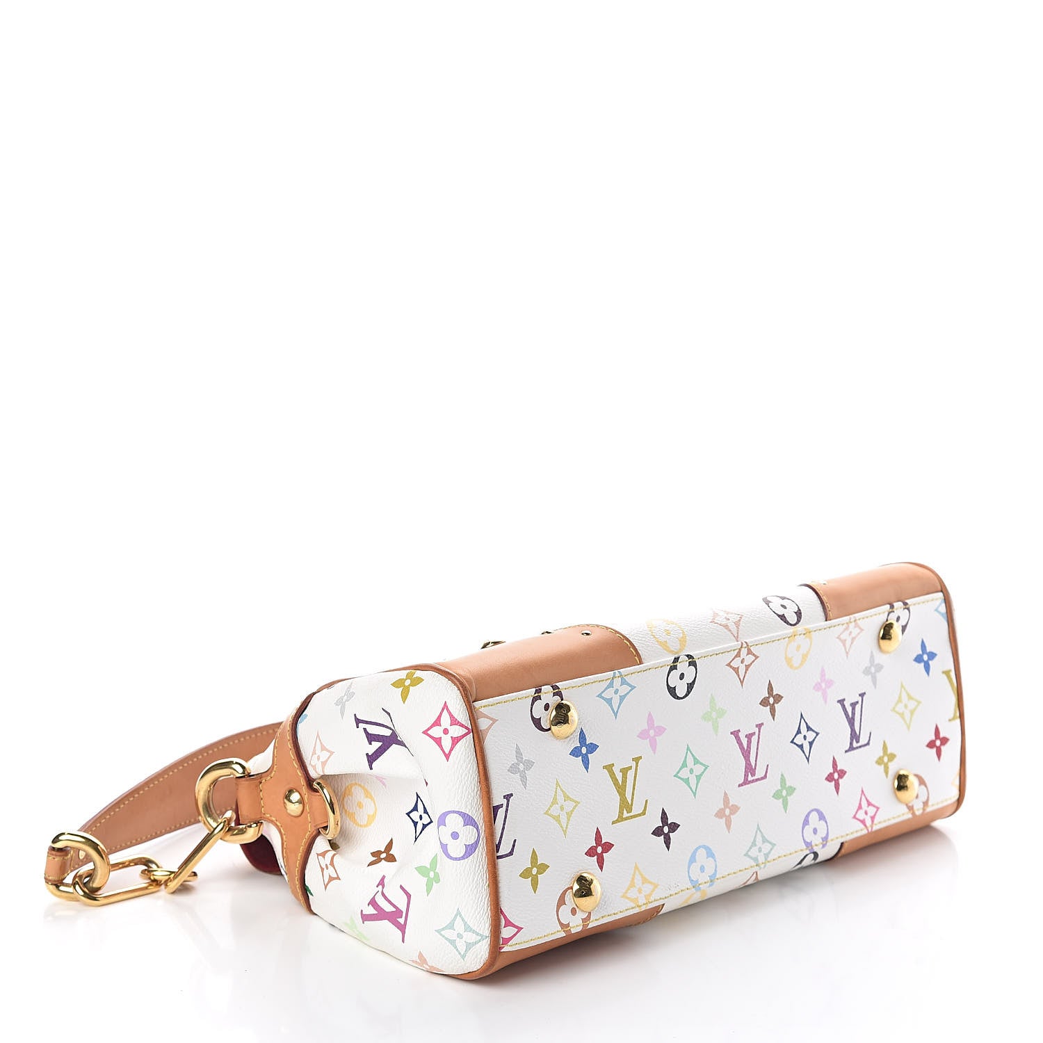 Louis Vuitton Monogram Multicolor Beverly MM White 4 of 8