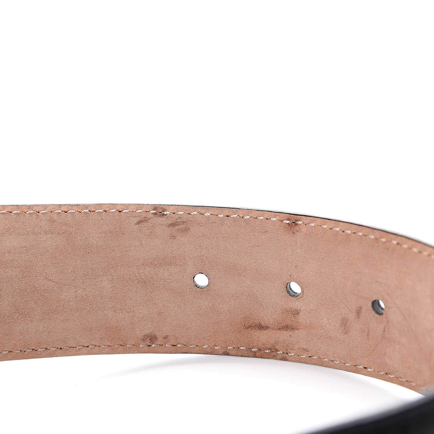 Gucci Guccissima Signature Interlocking G 40mm Belt 85 34 Black 6 of 8