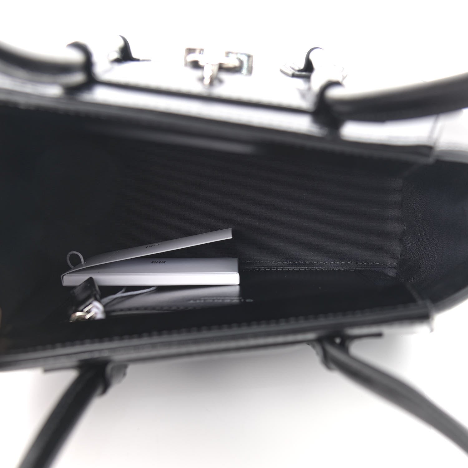 Givenchy Box Calfskin Mini Lock Antigona Black 5 of 9