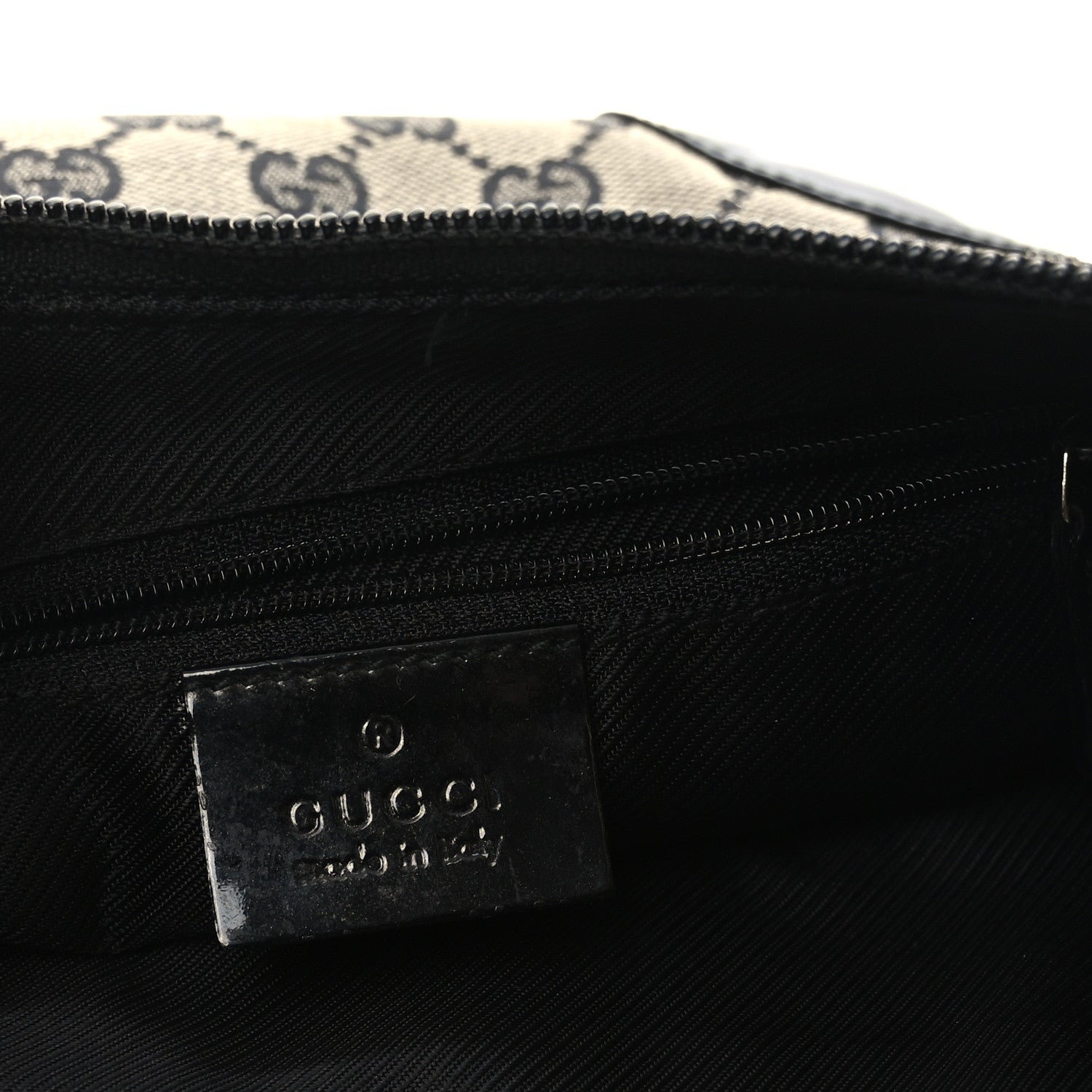 Gucci Monogram Patent Small Hobo  Black 6 of 10