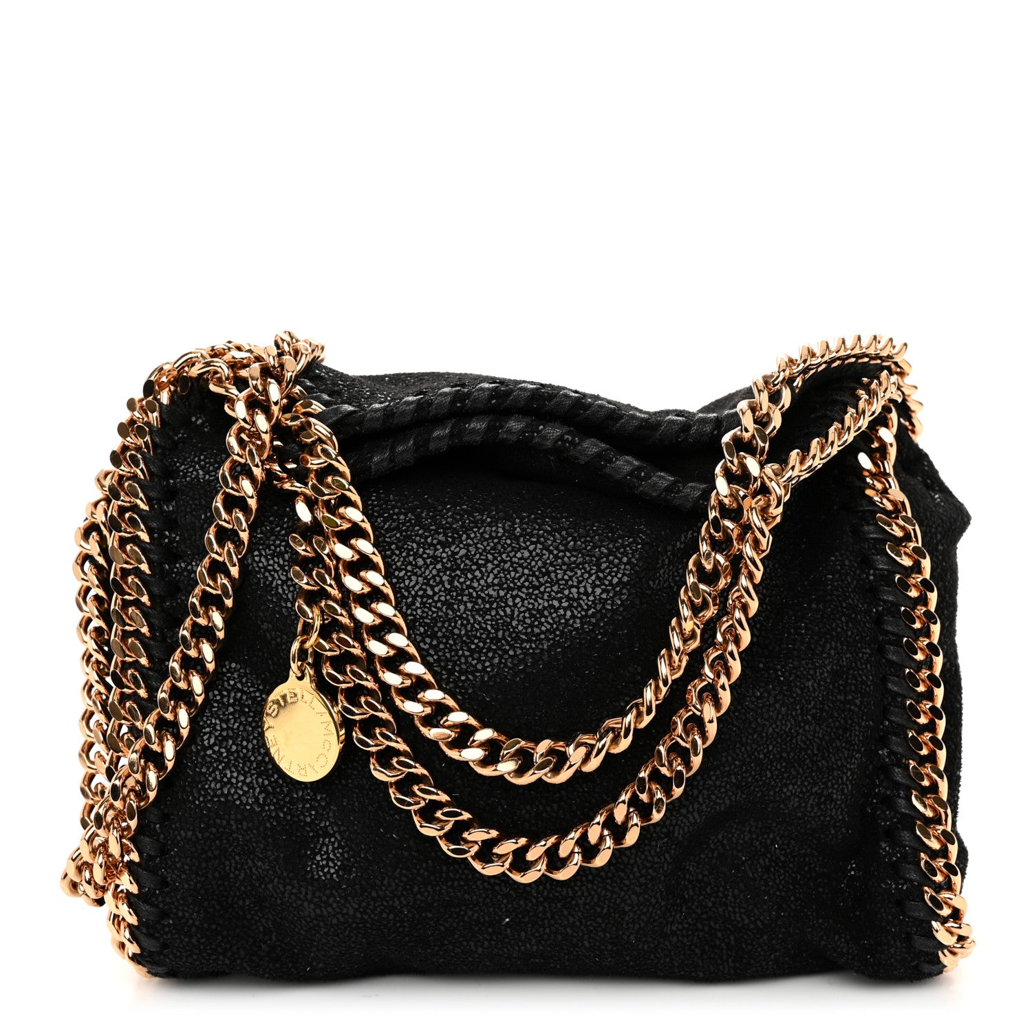 Stella McCartney Shaggy Deer Tiny Falabella Tote Black 1 of 10