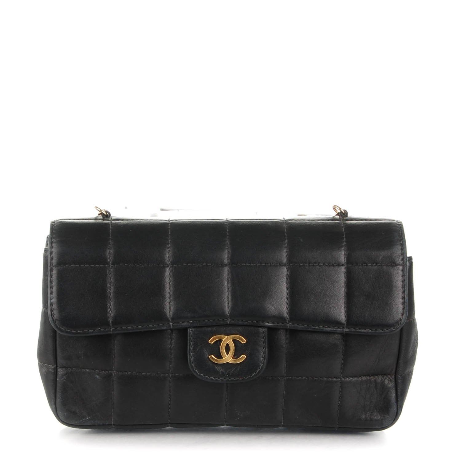 Chanel Lambskin Quilted Mini Chocolate Bar Flap Black 1 of 7