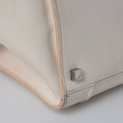 Celine Grained Calfskin Medium Phantom Luggage Cream 30 of 34