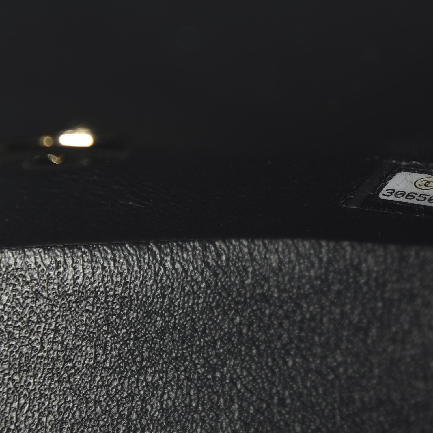 Chanel Lambskin Quilted Mini Square Flap Black 9 of 10