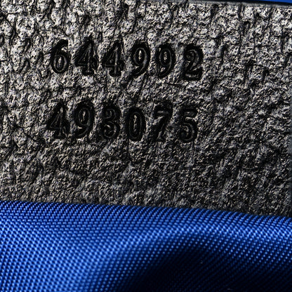 Gucci Econyl Nylon Monogram Off The Grid Backpack Guilted Blue Black 6 of 10