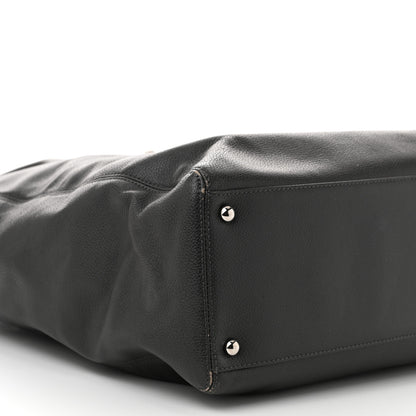 Chanel Calfskin Tall Cerf Tote Anthracite 9 of 14