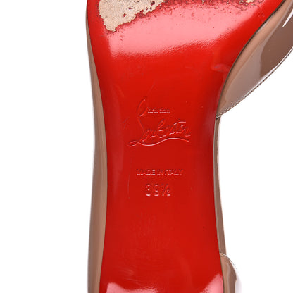 Christian Louboutin Patent Iriza 70 Pumps 39.5 Nude 6 of 12