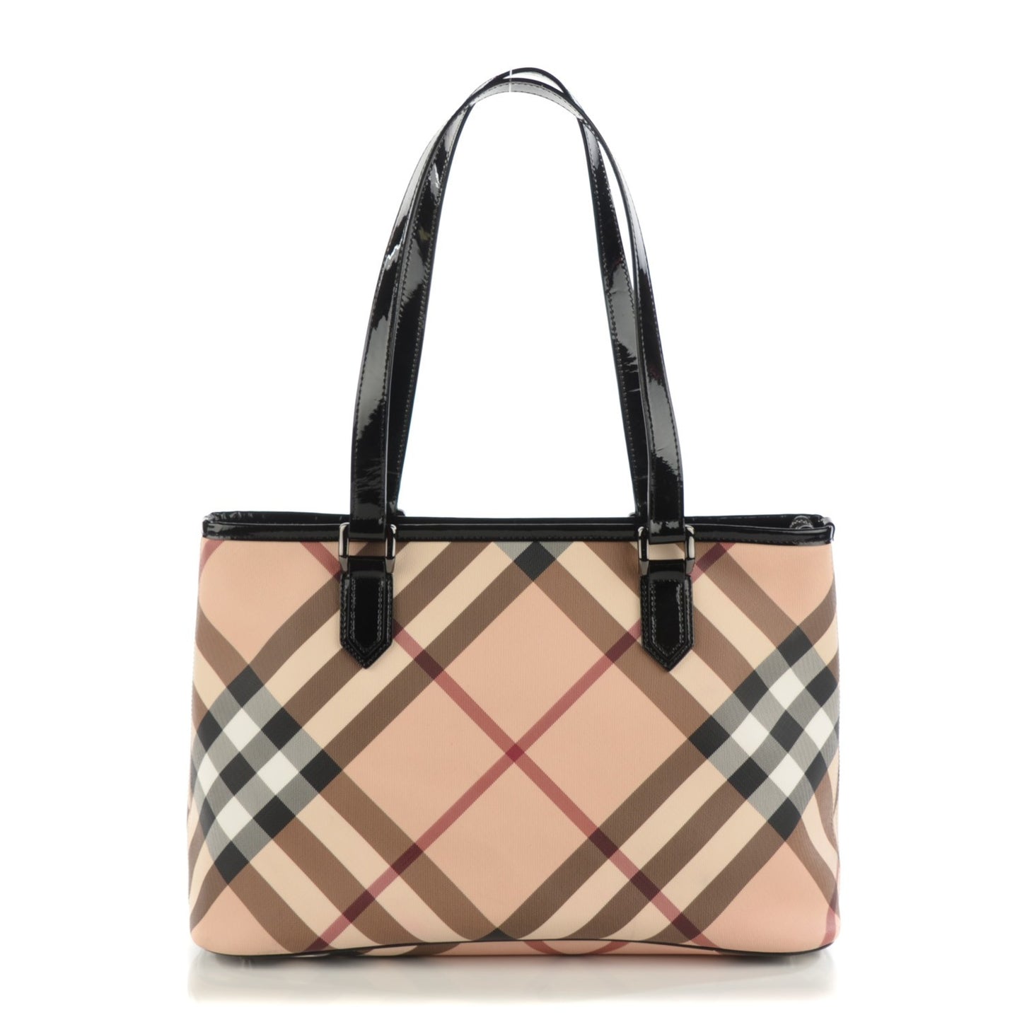 Nova Check Medium Tote Black