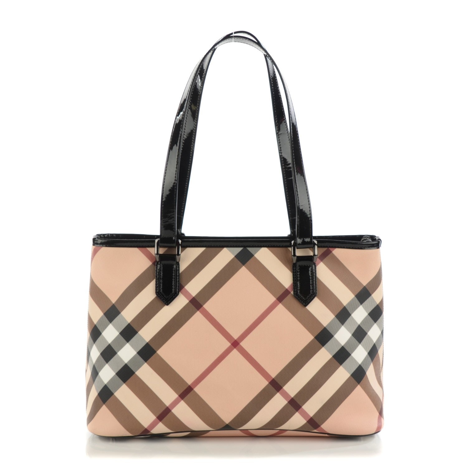 Burberry Nova Check Medium Tote Black 1 of 8