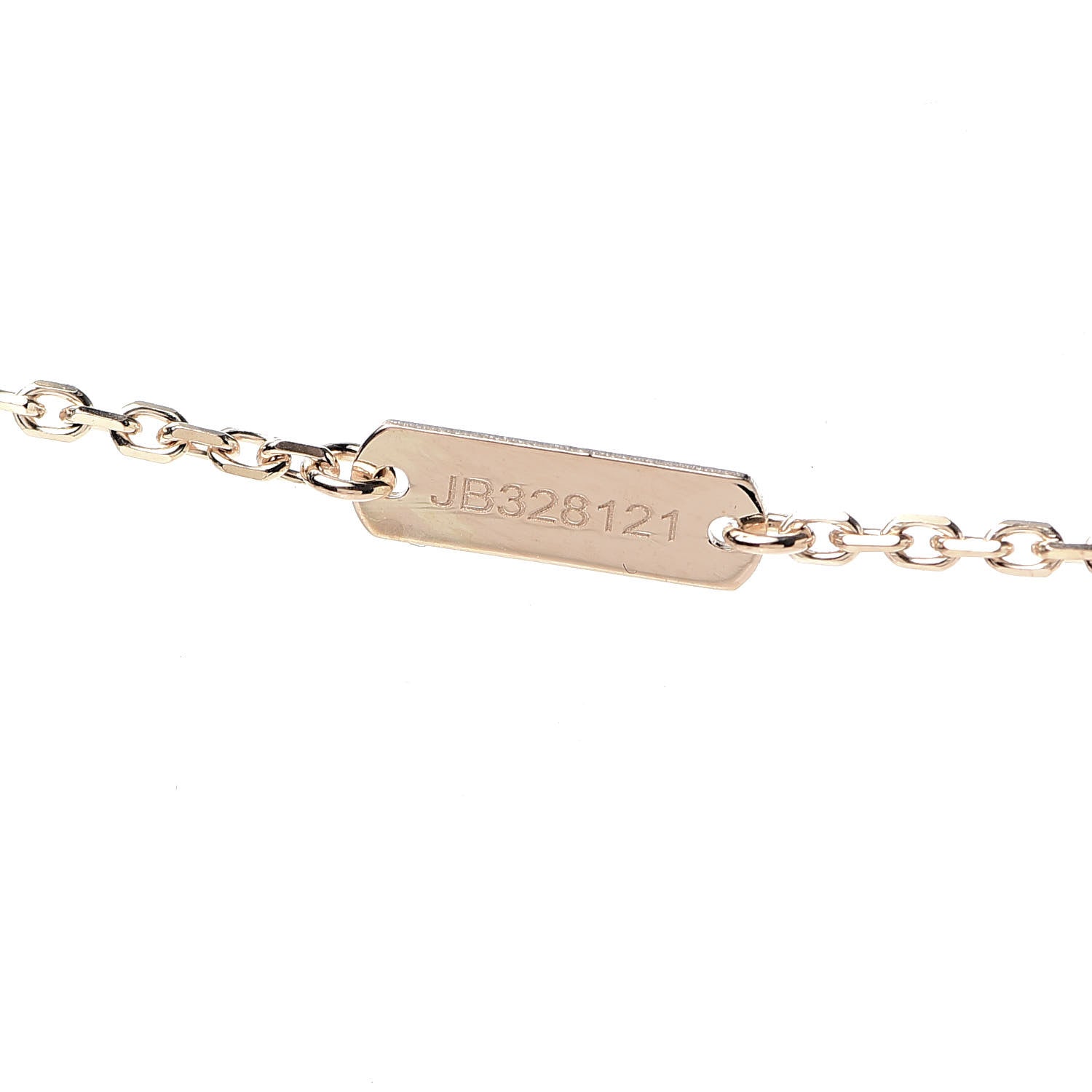 Van Cleef & Arpels 18K Rose Gold Vintage Alhambra Pendant Necklace 7 of 7