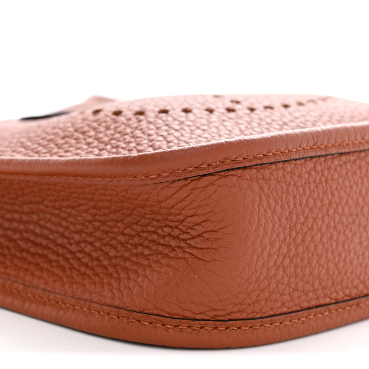Hermes Taurillon Clemence Maxi Quadrille Evelyne TPM Cuivre Capucine Parme Rouge Duchess 9 of 11